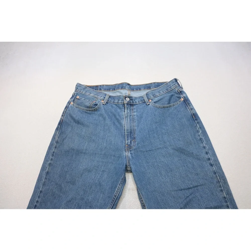Levis 550 Relaxed Fit Jeans Mens 40x30 Blue Denim Straight Leg Pants Excellent